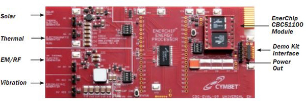 The Cymbet Enerchip RF energy processing module The Cymbet Enerchip RF energy processing module